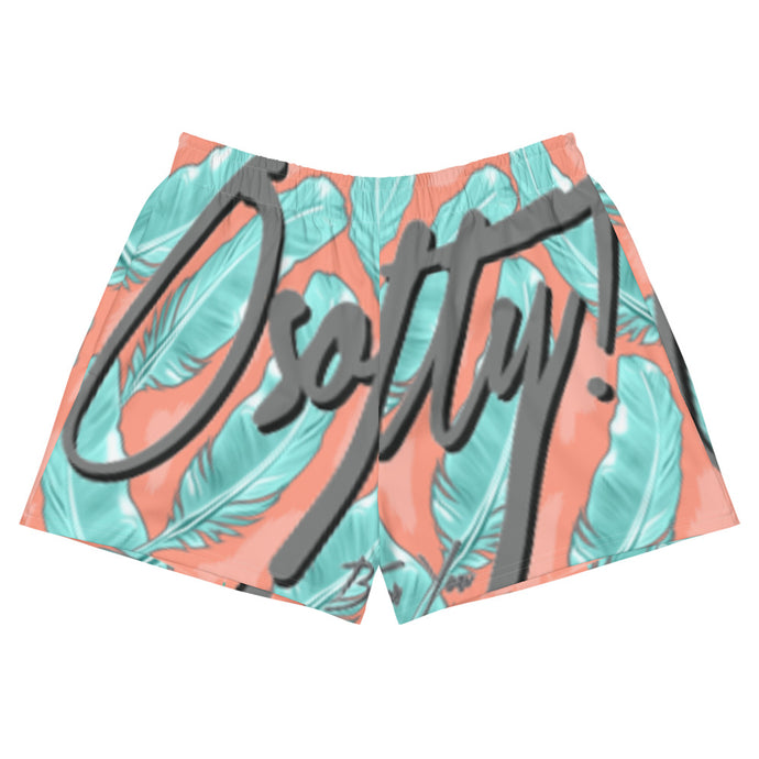 Peach Serene Feather Shorts