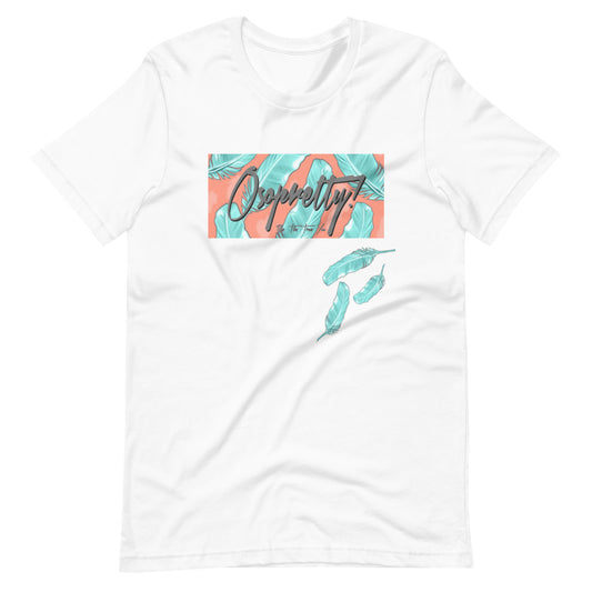 Peach Serene Feather Tee